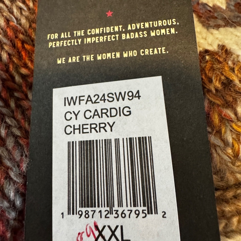 NEW Idyllwind Women's Myhr Southwestern Cardigan Sweater XXL Wool Cowgirl Duster - Picture 7 of 11